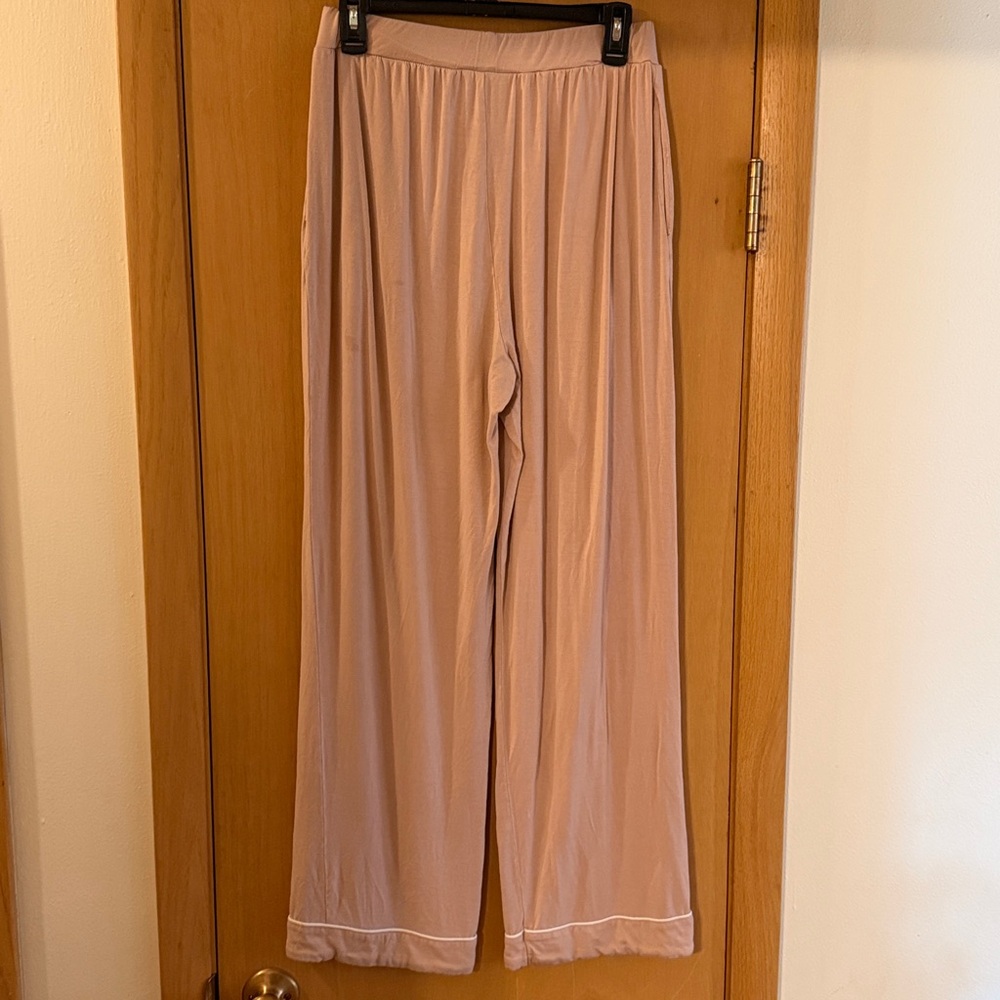 Cozy Earth Women’s Bamboo Sleep Pajama Lounge Pants Pink Size Large - Picture 6 of 14